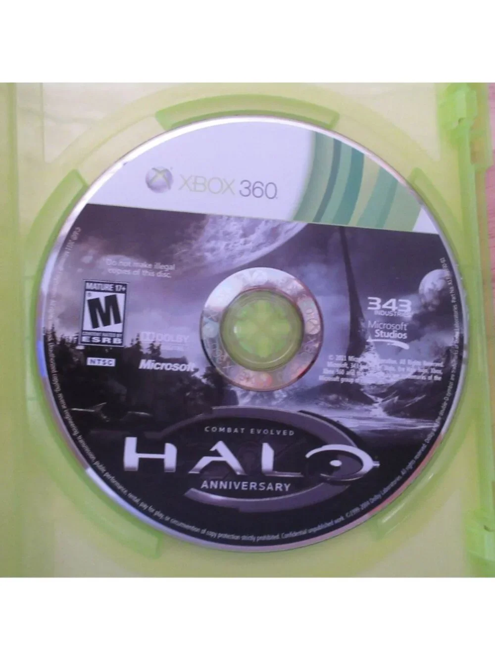 Halo: Combat Evolved -- Anniversary Edition (Microsoft Xbox 360, 2011) with Manu